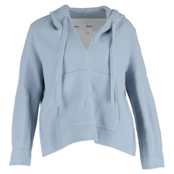 Proenza Schouler Hoodie in Blue Wool